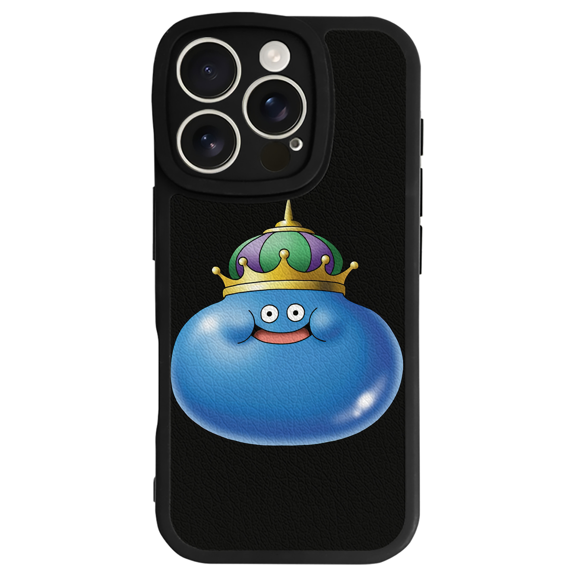 （画像用） ドラゴンクエスト Doragon Kuesuto Dragon Quest 【iPhone 16シリーズ対応】シリコンスマホケース（レザー調） 材質：シリコン